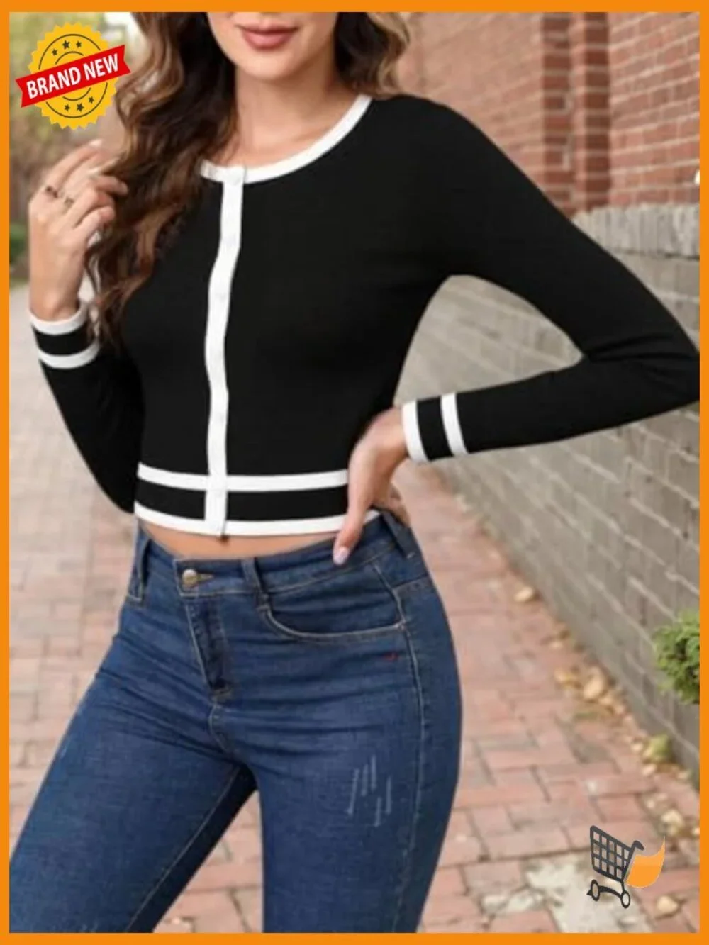 Cropped Cardigan Sweater Lightweight Bolero Shrug Button Down Long Sleeve